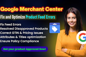 optimize and fix product feed google merchant center, fix product feed errors