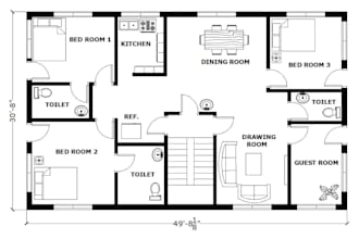 turn drawing to closets,kitchen,bedroom home layout,living dining plan,site plan