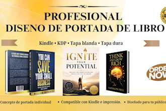 diseno de portadas para libros impresos y kindle