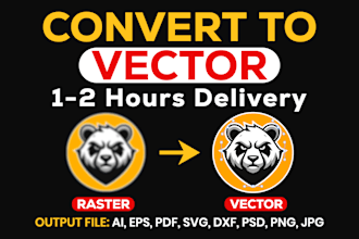 do convert to vector, vector tracing, image to vector, logo vectorize quickly