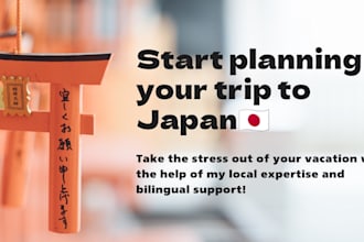 create a personalized japan itinerary and local travel guide