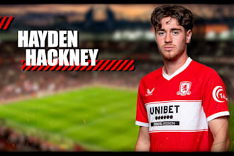 create a faceless football documentary video on hayden hackney