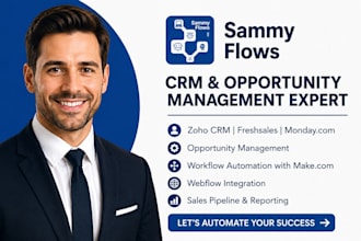 do zoho crm freshsales monday webflow opportunity management workflow automation
