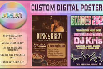 create professional promo poster design
