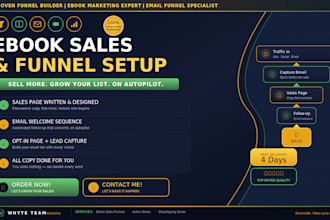 create a proven ebook marketing sales funnel that sells your book on autopilot