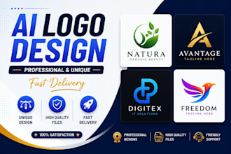 c  create unique ai logo designs for your business