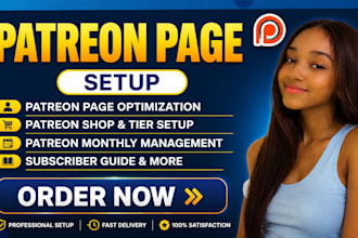do a patreon page setup and management to attract more paying subscriber