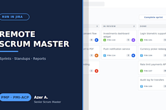 be your remote scrum master and deliver predictable sprints