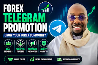 promote forex coaching telegram channel ad grow forex trading telegram community
