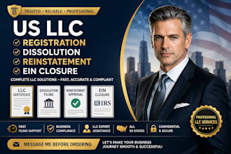 register US llc dissolve terminate llc reinstate llc dissolution close ein