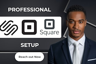 create square ecommerce website design or build business square online store seo
