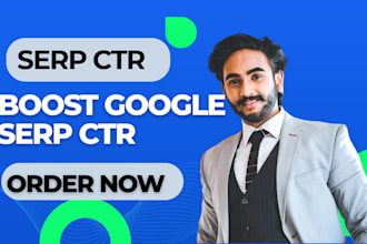 google ranking keyword organic traffic website seo serp ctr click through rate