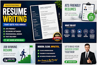 create job winning ats resume and  CV