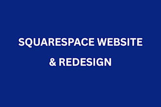 do squarespace design, squarespace redesign with seo