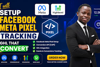 set up fb meta pixel and conversion API for ghl funnel