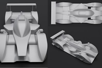 custom card model vechicl cad design automotive model 3d stl file for printing