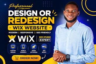 update wix website edit wix website redesign wix website fix wix studio website