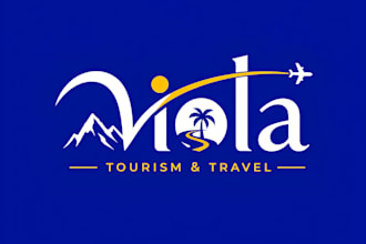 do creative travel agency, resort and vacation logo or any graphics design