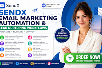create sendx email marketing automation and lead nurturing workflows