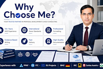 write ngo project proposals concepts and reports