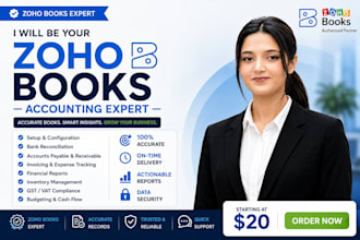 manage your bookkeeping in zoho books