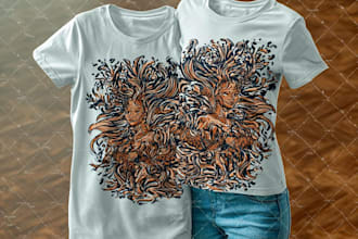 do perfect artwork for tshirt design