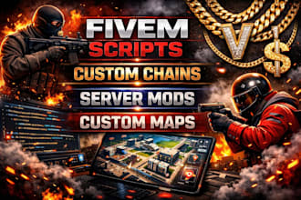 fivem, dayz, rust, scum, garrys mod, maps, script, chain, cars