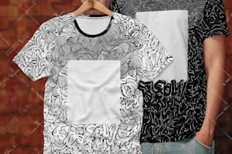 do awesome t shirt design typography graphic t shirt designs