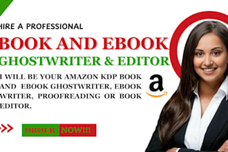 be ebook ghostwriter ebook writer formatting or book editor kdp book writer