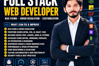 debug, fix and customize your web application professionally