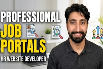 build a responsive job portal or job board website