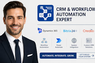 do dynamics 365 bitrix24 creatio framer power automate CRM workflow integration
