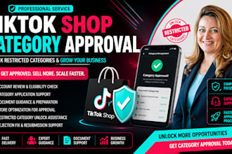 help you get tiktok shop category approval and unlock restricted categories