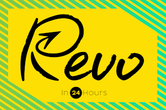 design signature hand drawn logo plus free business card