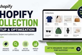 create and optimize shopify collections for better store