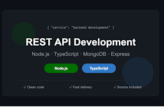 build a rest API using nodejs and typescript