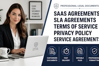 do saas agreement, sla agreement, terms of service, service agreement,  privacy