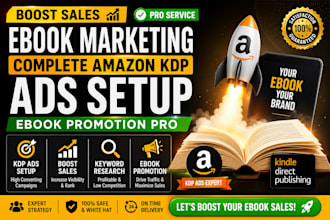 boost sales ebook marketing complete amazon KDP ads setup ebook promotion pro