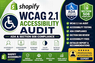 do shopify wcag 2 1 compliance audit, wcag accessibility, section 508 compliance