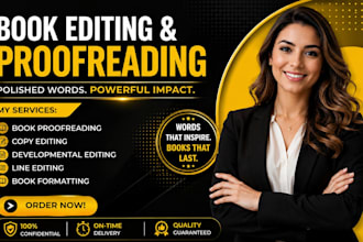 professionally edit, proofread and critique your manuscript