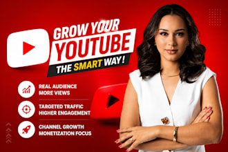 do organic USA youtube promotion, channel promotion, monetization USA growth