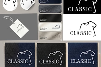 strategic brand identity design and modern logo