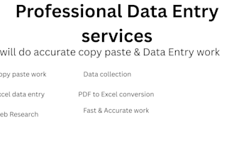 do accurate data entr, copy paste and typing work