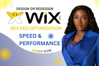 redesign wix website and do wix SEO optimization