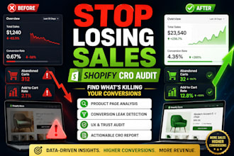 audit your shopify store and increase conversions with a cro report