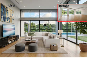 do virtual staging, virtual renovation, apartments