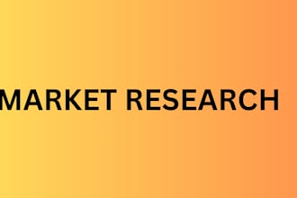 conduct market research, market analysis