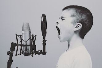 record a professional british english voiceover