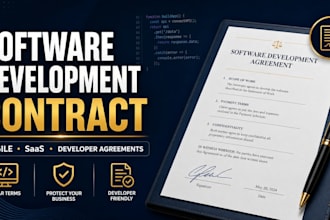 draft a software development agreement or developer contract