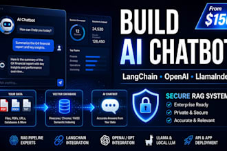 build an ai chatbot using gpt, rag and langchain